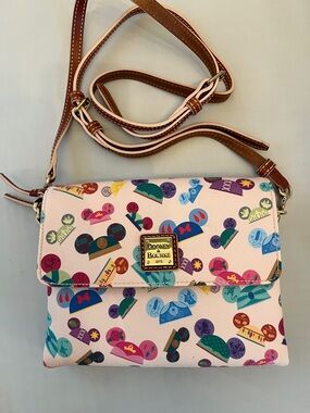 Dooney & Bourke Disney Princess Ear Hat Print Crossbody. NWOT
